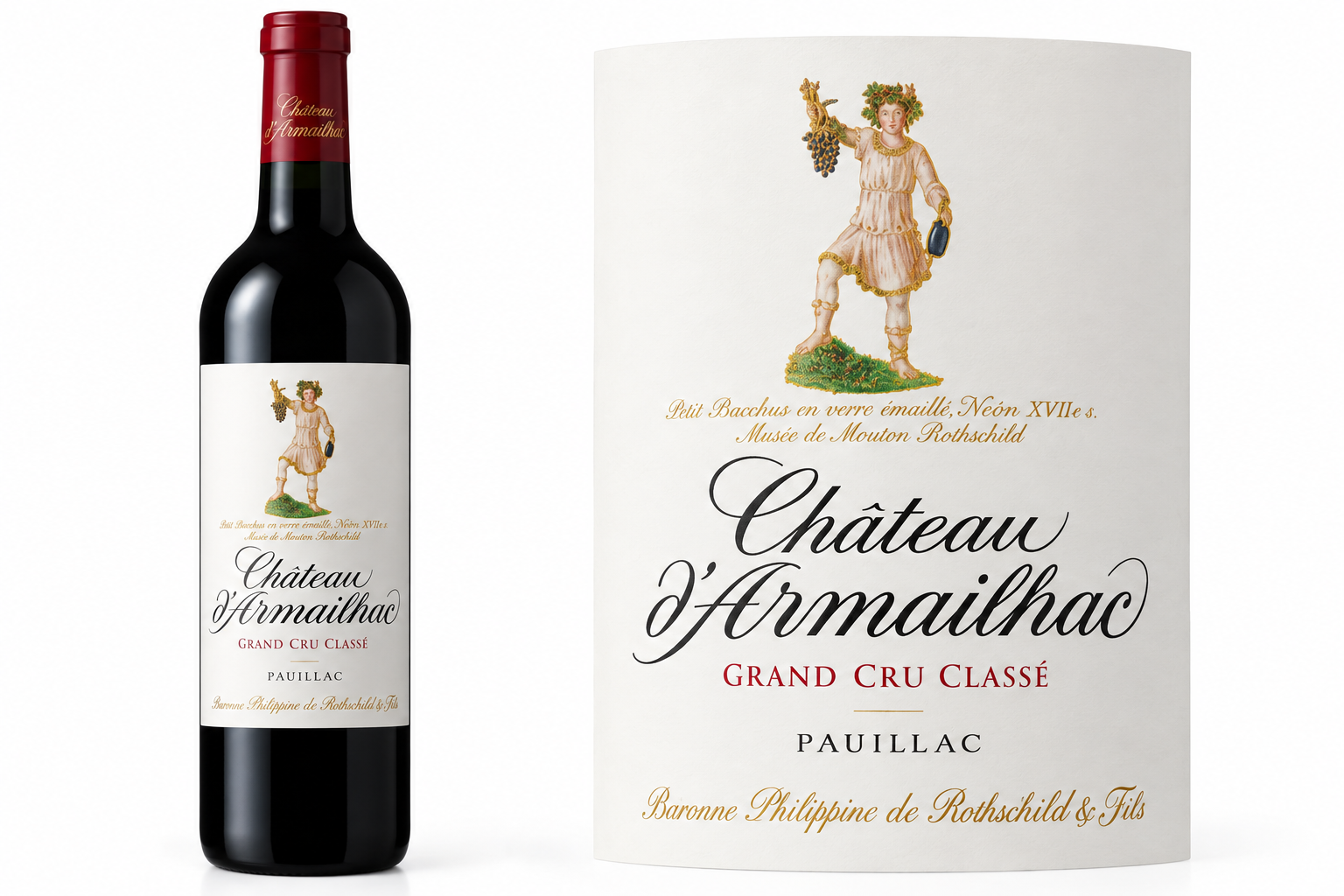 photo du vin Château D&Apos; Armailhac Mouton Baron Philippe 5ème Grand Cru Classé