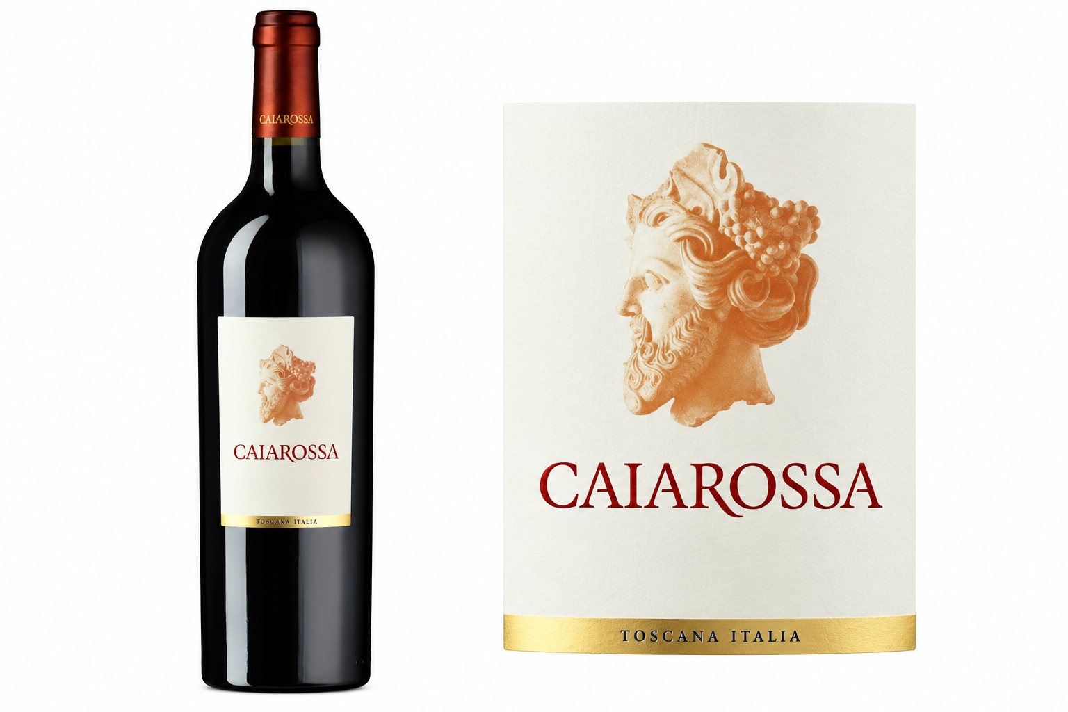 Caiarossa 2019 · bouteille et étiquette