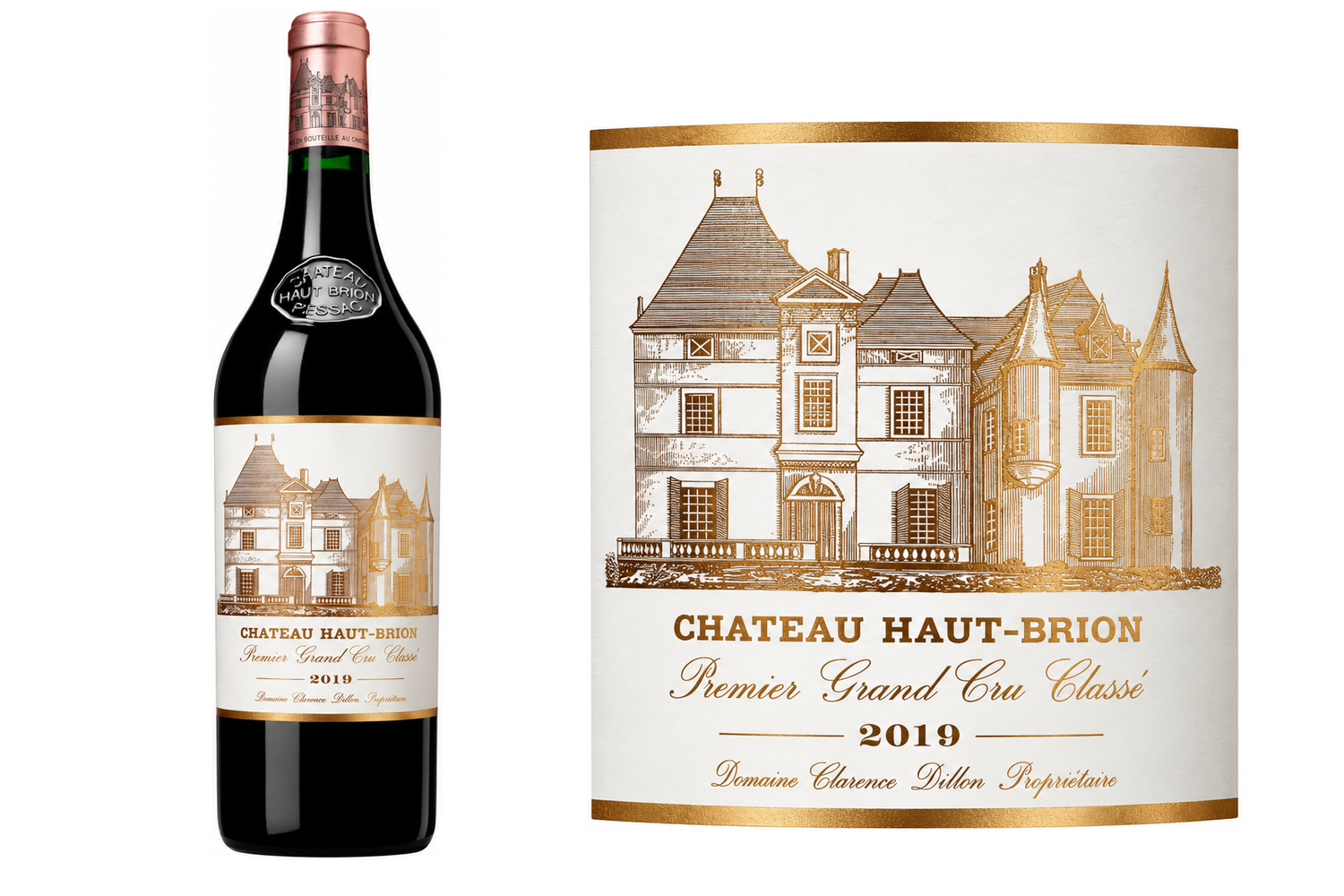 Château Haut-Brion 2019 · bouteille et étiquette