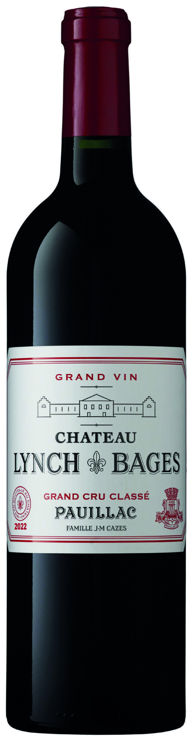 Château Lynch Bages 2022 · bouteille et étiquette