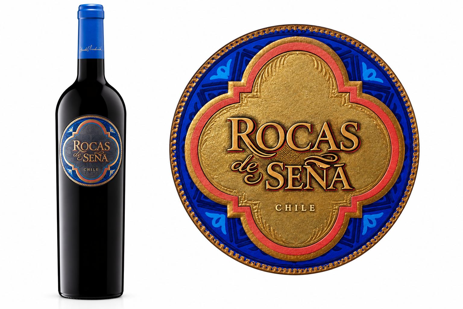 Rocas de Seña 2020 · bouteille et étiquette