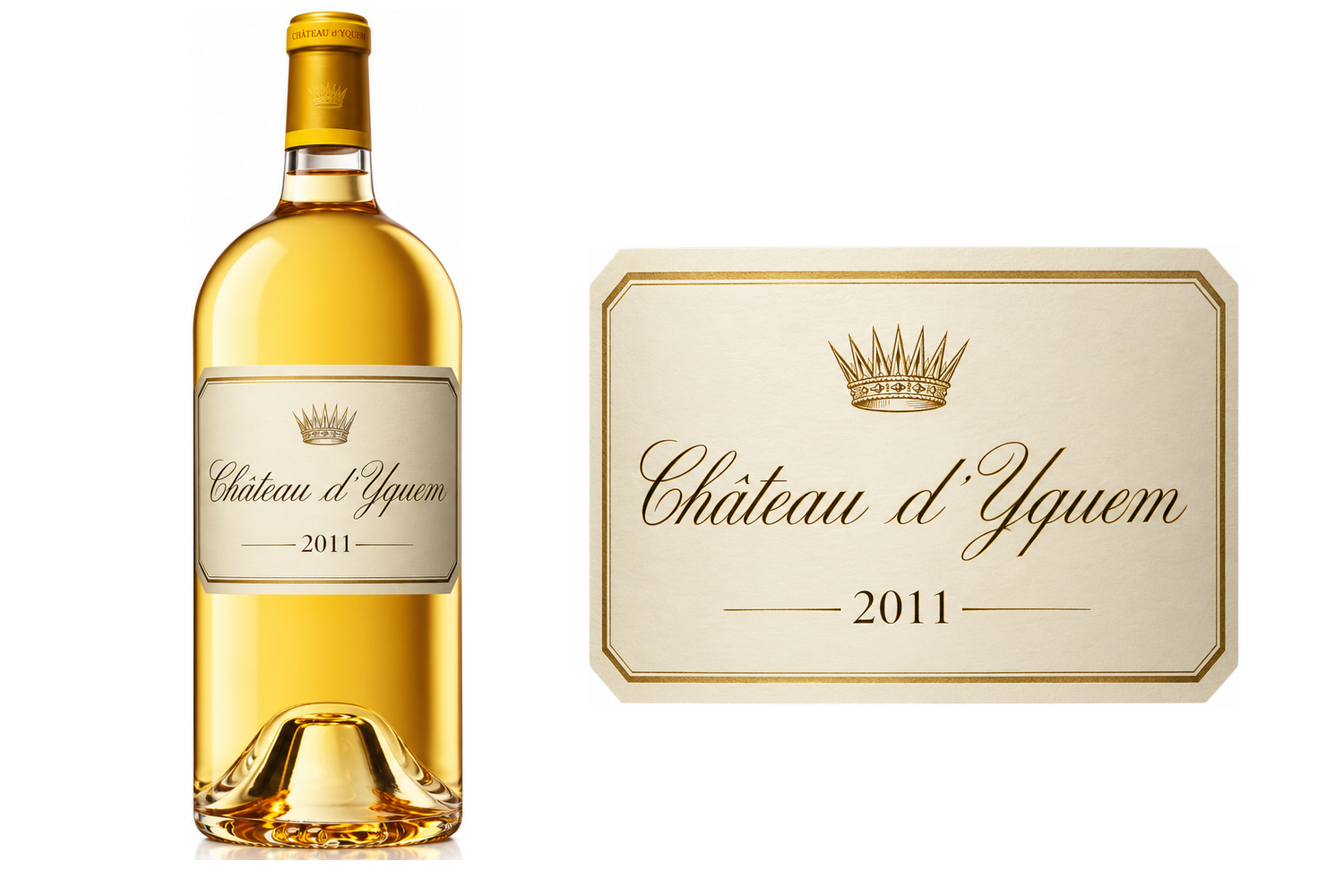 Château d’Yquem 2011 – Double magnum (3L) · bouteille et étiquette